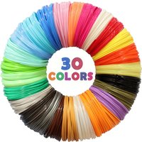 30 Colors 3D Pen Filament 1.75mm PLA, Each Color 16.4 Feet(5m), Total 492 Feet (150m) 3D Pen Filament Refills, Random Color
