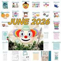 Clown Crafty Pantry Box Bowl Ice cream Metal Cutting Dies Clear Stamps Stencil Hot Foil for DIY Making Card Scrapbook Craft 2026