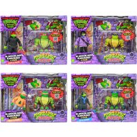 Playmatezs Teenage Mutant Ninja Turtles Mutant Mayhem Tubular Tortoise Karate Warriors Ornament Collectible Kids Birthday Gifts