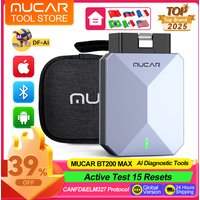 MUCAR BT200 MAX Diagnosetools Alle System-AI-OBD2-Scanner Lebenslanges kostenloses Update CAN FD Bidirektionaler Mucar-Diagnosescanner