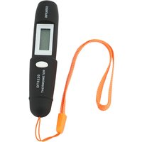 Non-Contact Mini Infrared Thermometer IR Temperature Measuring Digital LCD Display Infrared Thermometer Pen DT8220 Black