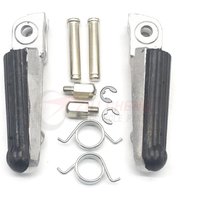 Motorcycle Front Footrests Foot pegs For Honda CBR250 MC19 MC22 CBR400 CBR929 954 NSR250 NSR50 NSR80 CB50R NSF100 VFR750R RVF400