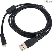 USB Data Cable Camera Data Pictures Video Sync Transfer Cables 8pin 150cm for Nikon Olympus Pentax Sanyo