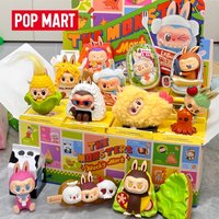 Hot Selling Genuine Products Popmart Labubu Strange Taste Convenience Store Series Surprise Blind Box Trendy Toys Figurines Gift