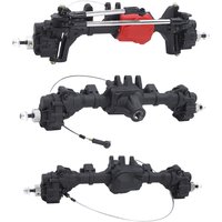 Complete Front Middle Rear Differential Portal Axle With T-lock High Ground Clearance For 1:10 RC Crawler TRX4 6WD Upgrade