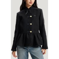 Adidas genuine clover women's new Chinese style flower bud waist jacket KR5068