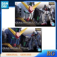 Bandai Original Genuine RG GUNDAM Mk-II 2 A.E.U.G. GUNDAM MK-II 2 TITANS Anime Action Figures Toys Gift Assembly Model