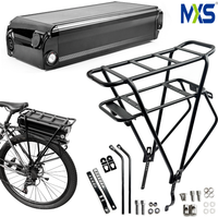 AliExpress NONE Rear Rack Battery Case 78pcs 21700 Cells EBike Battery Box 36V 48V 52V Ebike Downtube Case With Rear Rack