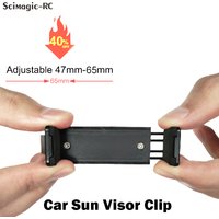 Car Sun Visor Clip Holder Gate Remote 47-68mm for Garage Door Control Car Keychain Barrier Universal Opener Quick Installation
