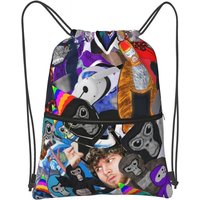 Gorilla Tag Monkey Backpacks Portable Drawstring Bundle Pocket Sports Bag Book Bags for Travel School