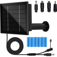 4W Solar Panel Install 18650 Battery Outdoor Waterproof Micro USB TypeC Output 3.7-4.2V Solar Cells Charge For RAK LoRa WisMesh