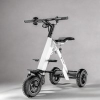 Neuer 3-Rad-Klapp-Elektroroller für Erwachsene mit Sitz, 36 V, 350 W, leichtes elektrisches Dreirad, tragbar, faltbar, für Frauen, 45 km/h