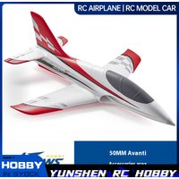 Blue Arrow 50mm Avanti Exclusive Accessory Body, Main Wings, Flat Tail Cockpit Cover, Nose Cover, Landing Gear Sticker