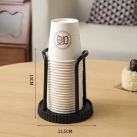 ifunctional Desktop Cup Storage Rack: Household Coffee Cup Holder,Kitchen Paper Cup Organizer, Disposable Cup Dispenser for Home