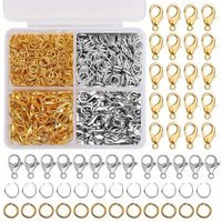 500pcs/box Lobster Clasp Open Jump Rings For Jewelry Making Bracelets Necklaces Hooks Chain Closure DIY Accessories