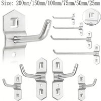 10/5/3/1 PCS Heavy Duty Metal Pegboard Hooks, Tool Hangers for Garage Storage, Wall Organizer Hooks for Kitchen Workshop DIY