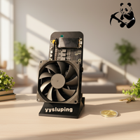 YYSLUPING Upgraded NerdQaxe++ with 6TH/s, Bitcoins Miner with 4 Pieces BM1370 Asic Chip Open-Source Solo Crypto Miner