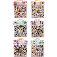 AliExpress NONE 1/6Pcs Double Layered Italian Brainrot 3D Sticker Tung Tung Tung Sahur Tralalero Tralala Bag Bike Laptop Decoration Gifts