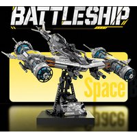 1127-teiliger Weltraum-Kämpfer MOC-Bausatz Sci-Fi-Kampfraumschiff-Modellbausatz Sammlerstück Ausstellungsbausteine Montage-Spielzeugsets Urlaubsgeschenke für Erwachsene