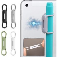 6pcs Magnetic Pencil Holder Tablet Touch Pen Clips Multifunction Silicone Adjustable Pen Stand For Office Organizer Accessories
