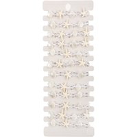 12pcs/set Shell Starfish Charm Bracelets Set Women Braided Adjustable Chain Anklets Wristband Jewelry Gifts