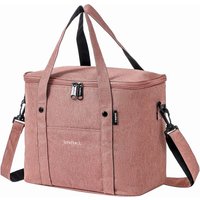 1pc Insulated Lunch Bag For Men/Women, Reusable Large Lunch Cooler Box Tote Shoulder Strap For Work Office Picnic Beach Travel F