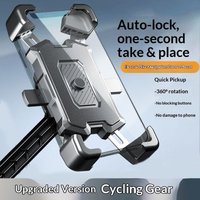 AliExpress NONE Universal motorcycle phone holder, 4-arm extendable bicycle handlebar mirror holder, anti shake motorcycle navigation bracket