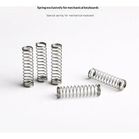 110 pcs mechanical keyboard shaft spring 35g 45g 60g 62g 67g 80g 150g switch spring silvery compatible with the Cherry MX shaft