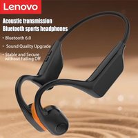 Lenovo Bone Conduction Bluetooth Noise Reduction Waterproof Earphones Open Type Ultra Long Endurance Card Insertion Run Swimming
