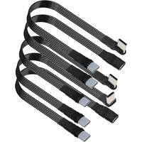 0.05M-1M USB 2.0 Type C to Type C Flat Extension Cable Folding 90° Angle USB-C Male Female FPC FPV Aerial Photography Cord 5CM