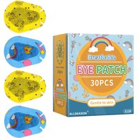 30/60pcs Cartoon Breathable Amblyopia Eye Patch Disposable Medical Sterile Kids Eye Pad Adhesive Bandages First Aid Lazy Eye Hot