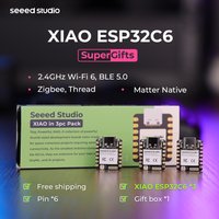 Płytka rozwojowa ESP32C6 Mini XIAO ESP32 C6-2.4 GHz WiFi6, BLE5.3, Zigbee Thread (802.15.4) ESP Rain Maker, AWS IoT, Microsoft Azure