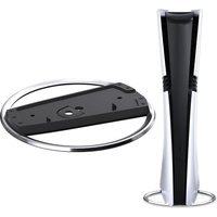 PS5 Pro Vertical Stand, Base Para for PS5/Slim, Black Vertical Console Brackets with Anti-Slip Pads, Space Saving Console-Stand