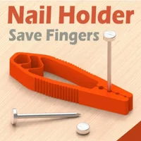 Portable Plastic Nail Fixer Tool Sliding Joint Pliers Anti Pinch Finger Protection Practical Hand Tool For Woodworking Accessory