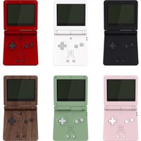 eXtremeRate Black Replacement Housing Shell for Gameboy Advance SP (GBA SP)