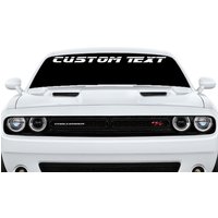 Length 100cm Custom Car Front Window Decor Vinyl Sticker 3 Font Style Personalized Truck Body Decal