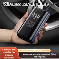 AliExpress NONE Wireless Portable Air Compressor 150PSI Electric Tire Inflator with LED Light Digital LCD Display for Car Bicycle Fast Air Pump