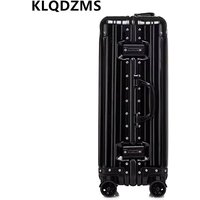 KLQDZMS 20"24"26"29 inch Suitcase All Aluminum Magnesium Alloy Trolley Case Women Boarding Box Men's Password Box Luggage
