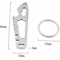 AliExpress LISM Mini Multifunctional Stainless Steel Pry Bar EDC Hex Wrench Bottle Opener Portable Outdoor Bicycle Repair Tool