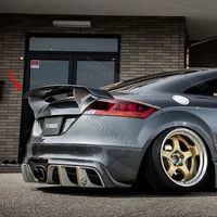 For Audi 2008-2014 TT TTS TTRS MK2 Carbon Fiber Rear Trunk Lid Car Spoiler Ducktail Lip Wings