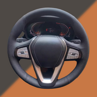 Hand Stitched Perforated Microfiber Leather G21 G30 G31 G32 X3 G01 X4 G02 X5 G05 X7 G07 Z4 G29 Steering Wheel Cover For BMW G20