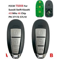 CN048029 FCC TS008 For Swift Kizashi 46 Chip 61M Smart Key 433Mhz PCF7952 2/3 Button Number 37172-57L10