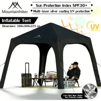 Inflatable Dome Tent, Large Air Camping Shelter, Quick Setup Portable Inflatable Igloo Tent for Family Camping, Picnics, Beach