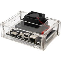 Acrylic Case for NVIDA Jetson Nano B01 4GB Development Board Transparent Shell Clear Enclosure Csae Box Optional Fan