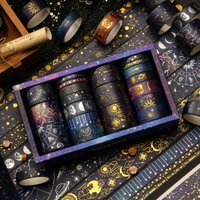 20 Rolls Vast Starry Sky Tape DIY Magazine Decoration Album Decoration Handmade Collage Tape Stationery Craft Decorative Tape
