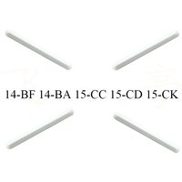For 14-BF 14-BA 15-CC 15-CD 15-CK D bottom shell foot pad, anti slip pad, rubber pad, silver 4 pieces