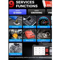 Lifetime Free Kingbolen S6 08 CAN FD Car Diagnostic Tool ABS SRS ECM TCM 4 systems 9 Resets DPF Oil Brake SAS Reset Auto Scanneronal Scanner Lifetime free Update,CANFD,15 Resets,Full System Car