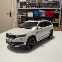 1:18 Scale Diecast Alloy Volkswagen SKODA KODIAQ SUV Toys Cars Model Classics Nostalgia Adult Gifts Souvenir Static Display
