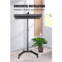 For Medium Red Light Therapy Panels Support Horizontal And Vertical Mobile Stand With Wheels