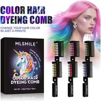 12 Colors Hair Chalk Temporary Coloring Kit, Vibrant Washable Hair Dye Combs for Adults, Party Festival Hair Styling Set